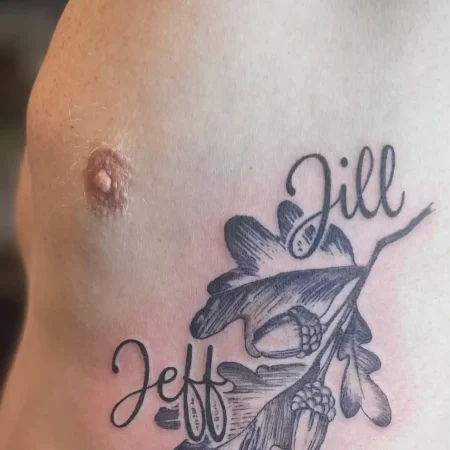 Tattoo Klein Zwart Borst | Portfolio | Tattoo Studio Apart Waddinxveen