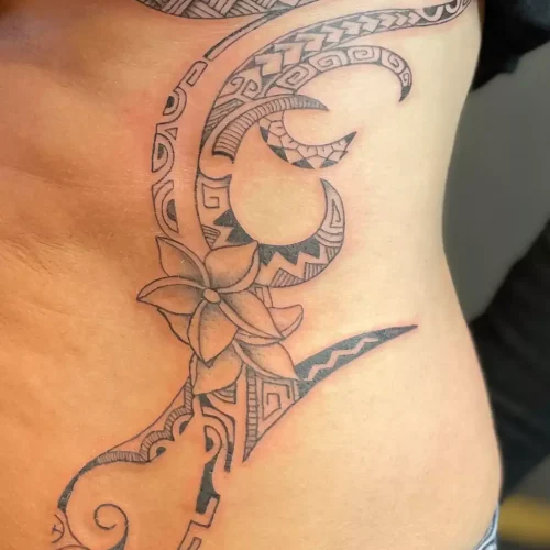 Tattoo Maori Buik | Portfolio | Tattoo Studio Apart Waddinxveen